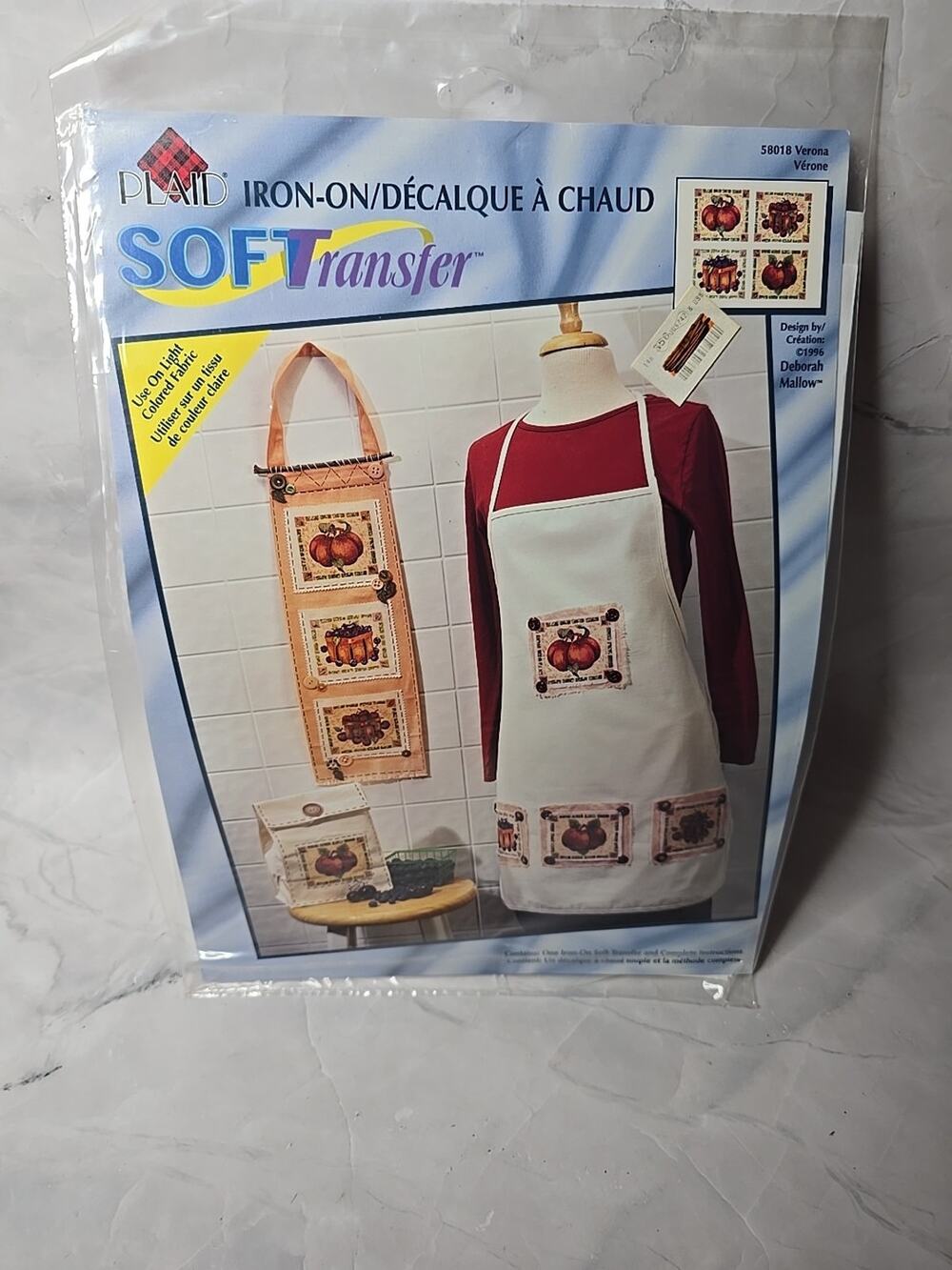 Plaid Iron On Soft Transfer 58018 Verona Kitchen Food
